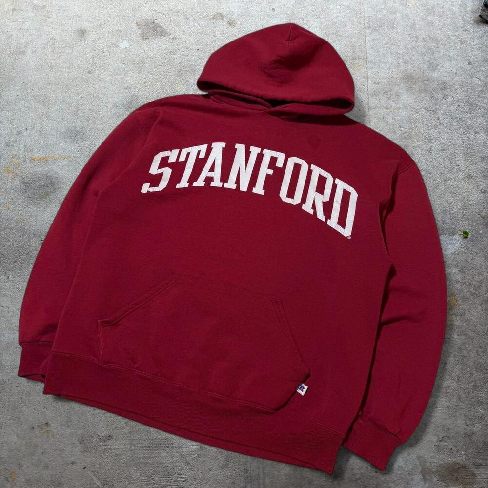 Vintage red Russell Stanford hoodie Large